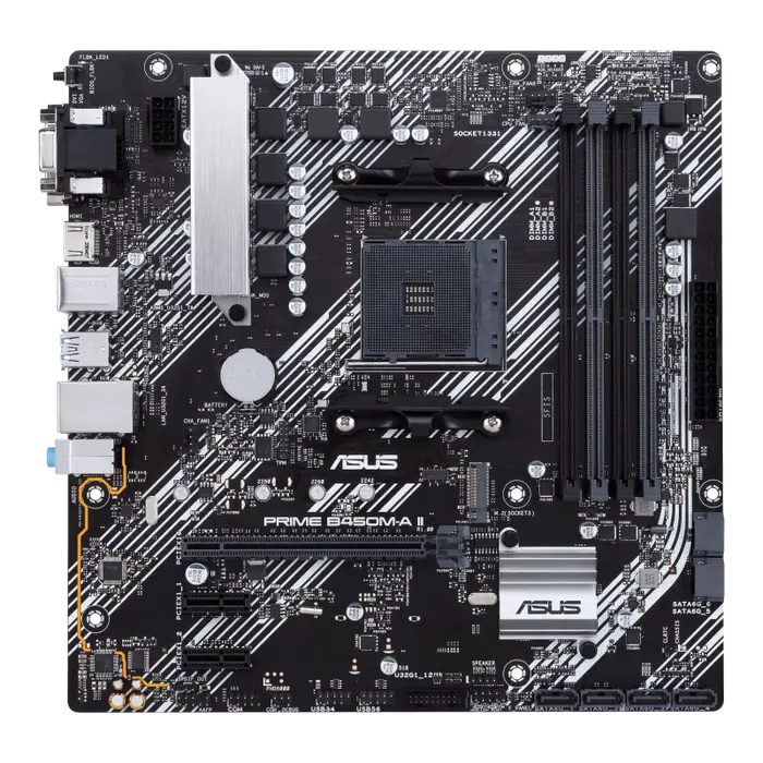 Материнская плата ASUS PRIME B450M-A II AM4 Micro-ATX