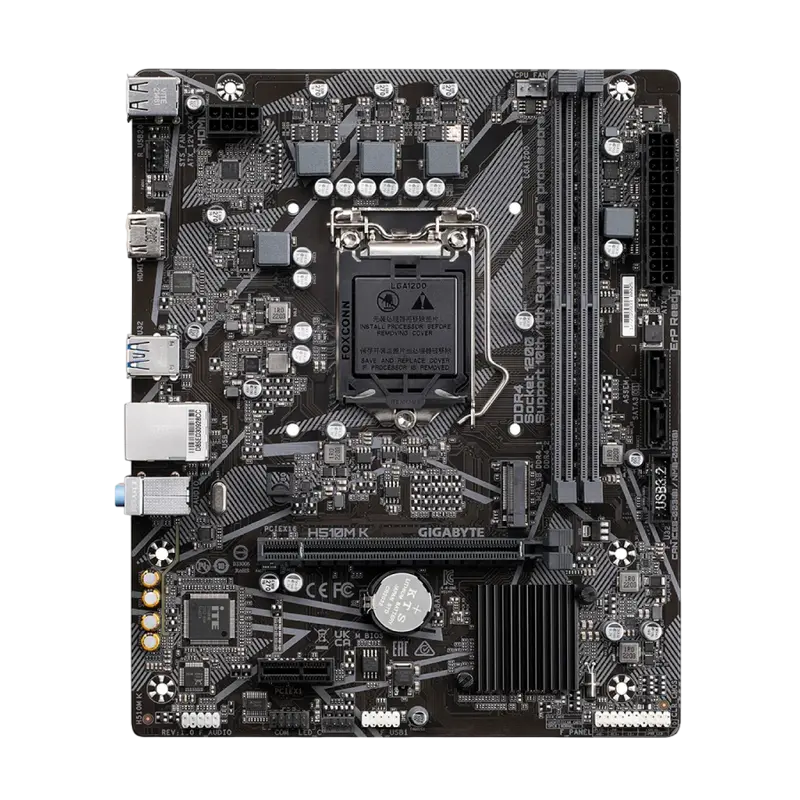 Материнская плата Gigabyte H510M K LGA1200 Micro-ATX