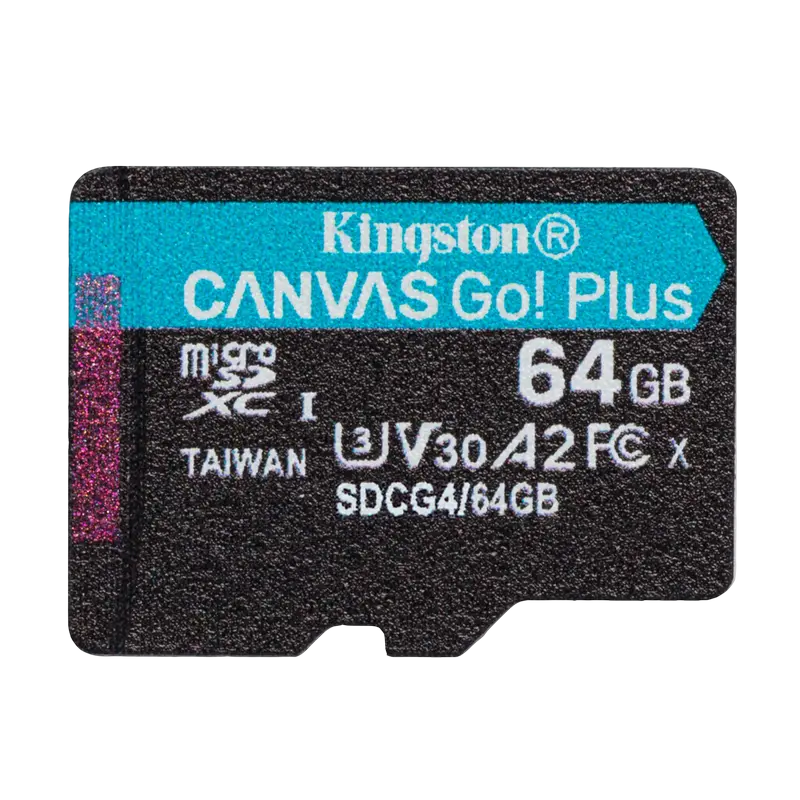 Карта памяти Kingston Canvas Go Plus Gen4 64ГБ
