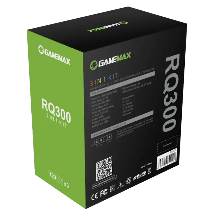 Вентилятор для ПК Gamemax RQ300 120 мм