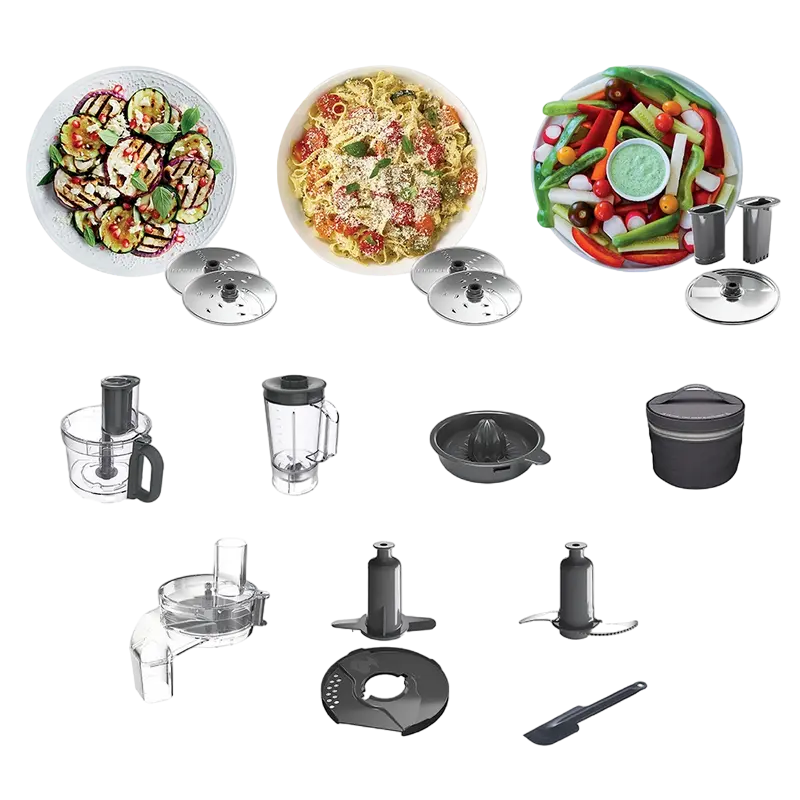 Кухонный комбайн Kenwood FDP65.820SI Серебристый