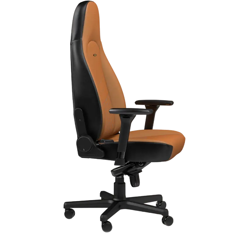 Игровое кресло Noblechairs Icon Натуральная кожа Коньячный/Черный