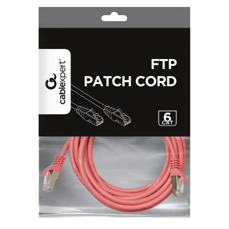 Patch cord Cablexpert PP6-3M/RO Roz