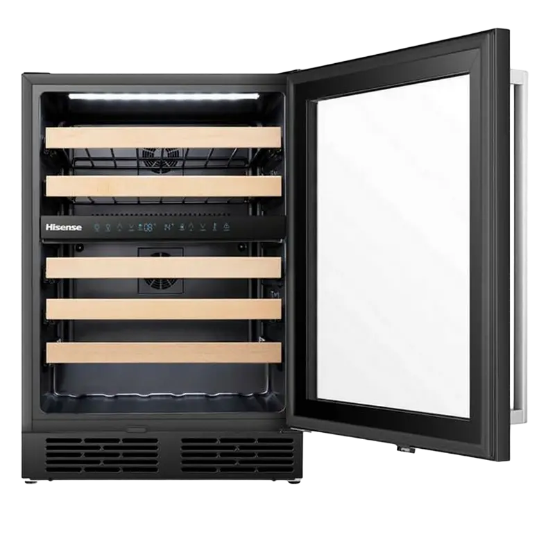 Винный шкаф RW17W4NWLG0 Hisense Черный
