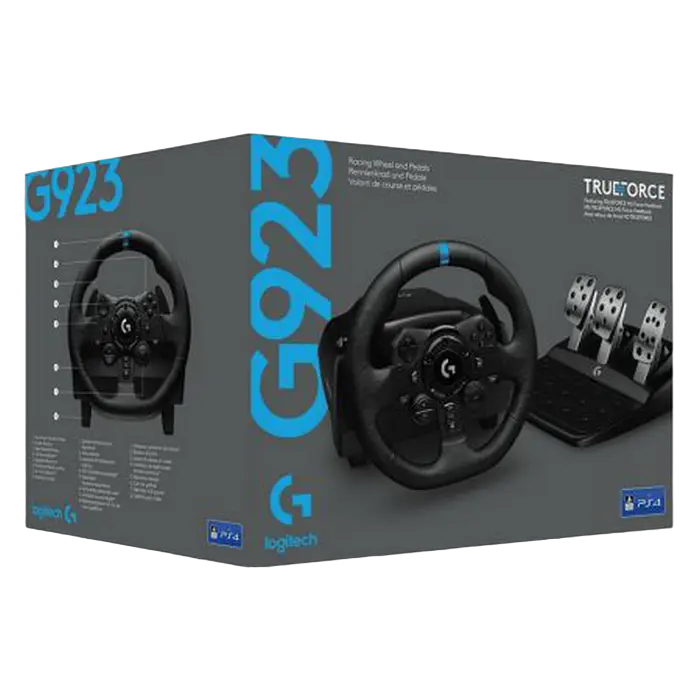 Игровой руль Logitech Driving Force Racing G923 Чёрный