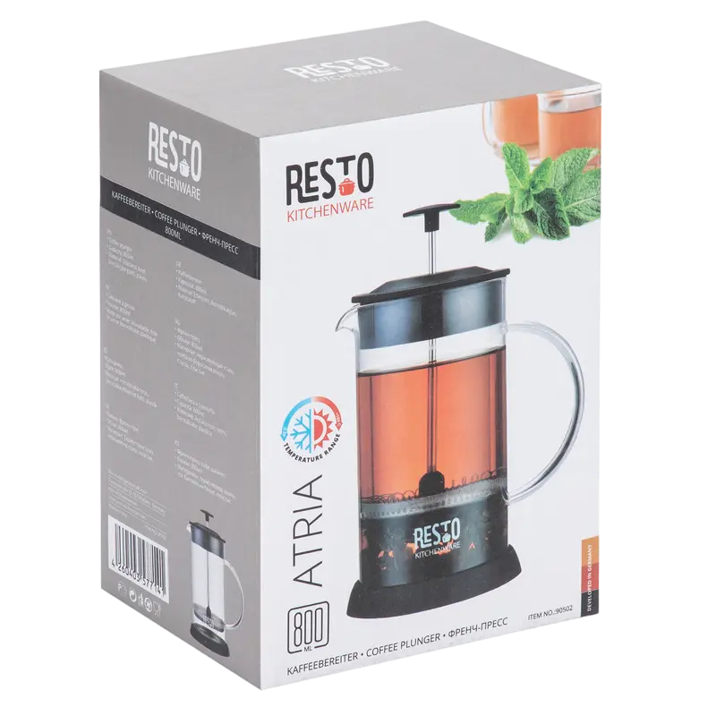 Френч-пресс RESTO 90503 ATRIA Чёрный