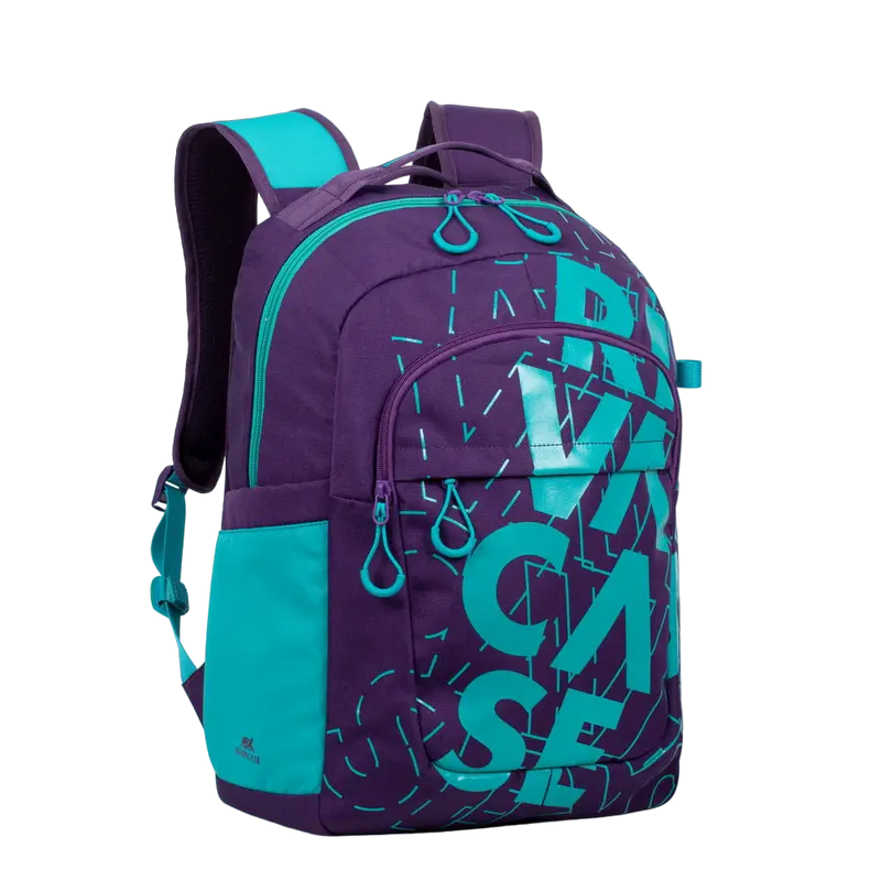 Повседневный рюкзак Rivacase Heide Фиолетовый/Аквамарин