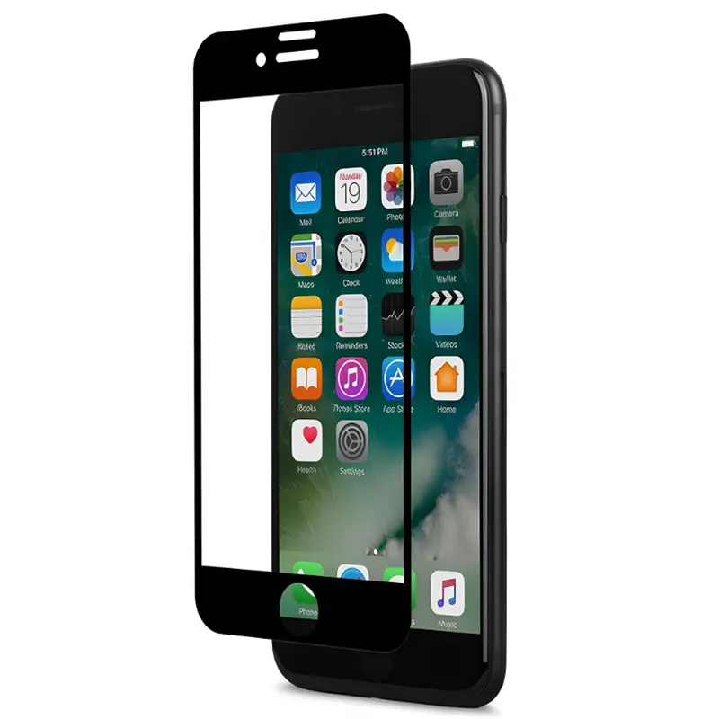 Sticlă de protecție Moshi Apple iPhone 7+/8+ IonGlass Tempered IonGlass Negru