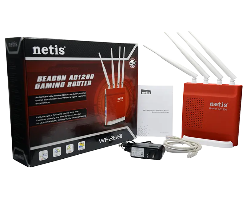 Беспроводной маршрутизатор Netis WF2681 Красный