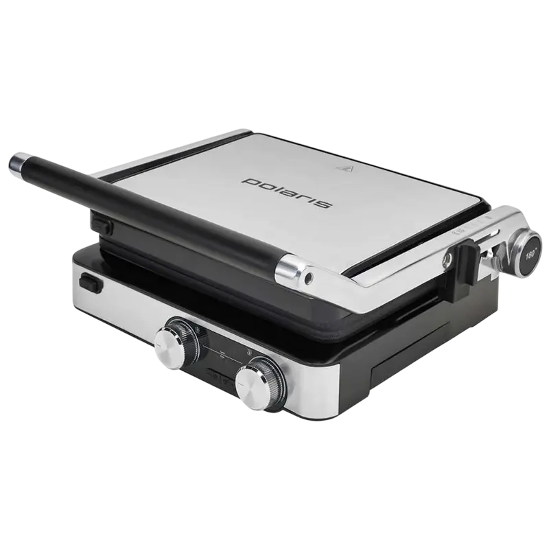Электрический Гриль Polaris PGP 7001D, 2000Вт, Серебристый