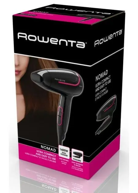 Компактный фен Rowenta Nomad Чёрный