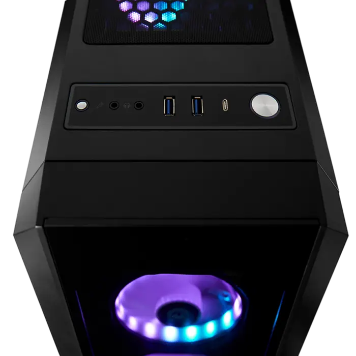 Компьютерный корпус Chieftec GL-03B-UC-OP Midi-Tower Черный