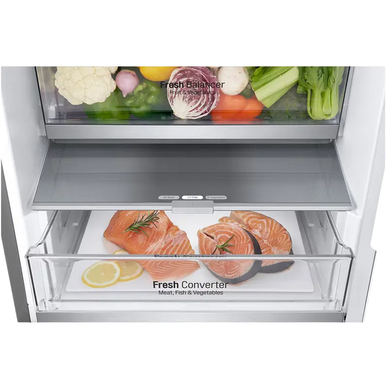 Холодильник LG GBV7180DPY Серебристый