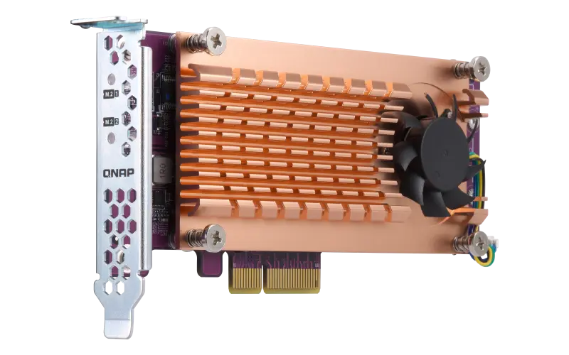 Карта расширения NAS Qnap QM2-2P-244A Бронзовый