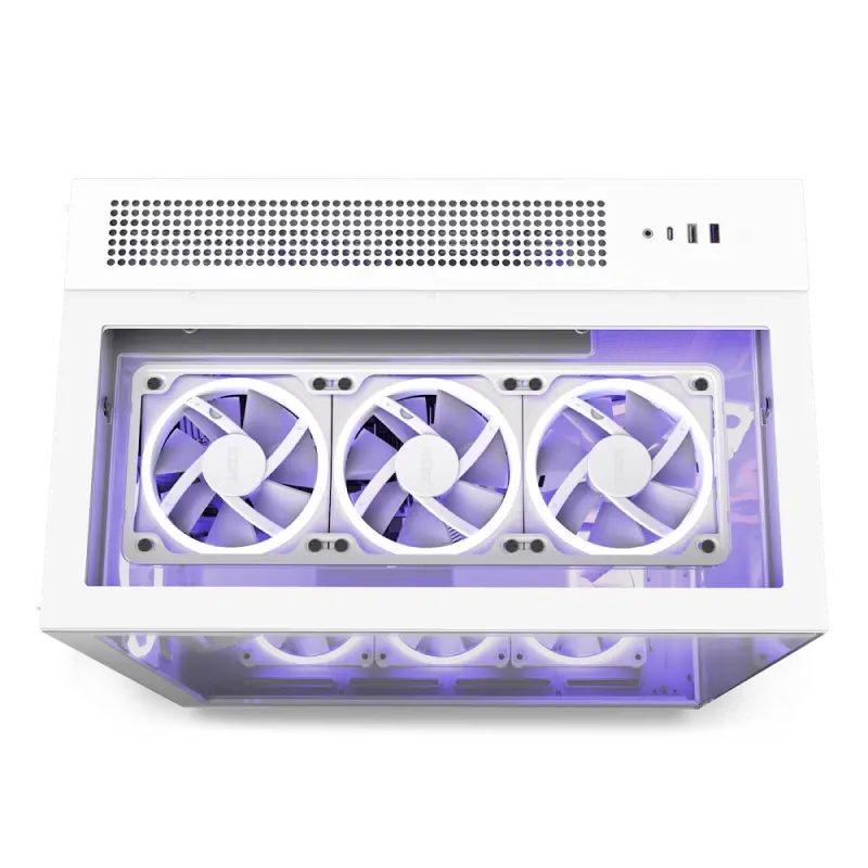 Carcasă PC NZXT H9 Elite Midi-Tower Alb