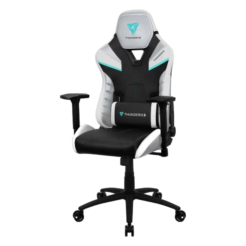 Игровое кресло ThunderX3 TC5 Искусственная кожа Черный/Белый