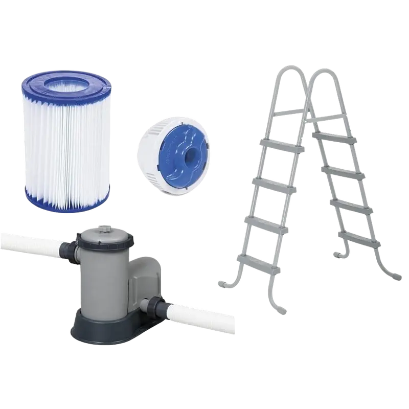 Каркасный бассейн Bestway 56466 Серый