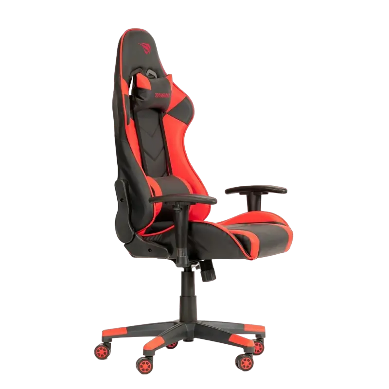 Игровое кресло Havit GC932 ПВХ Кожа Чёрный/Красный