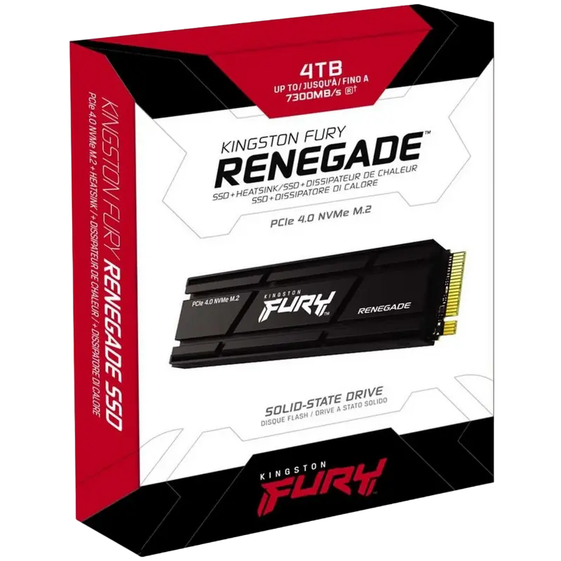 Накопитель SSD Kingston FURY Renegade Heatsink 4000GB