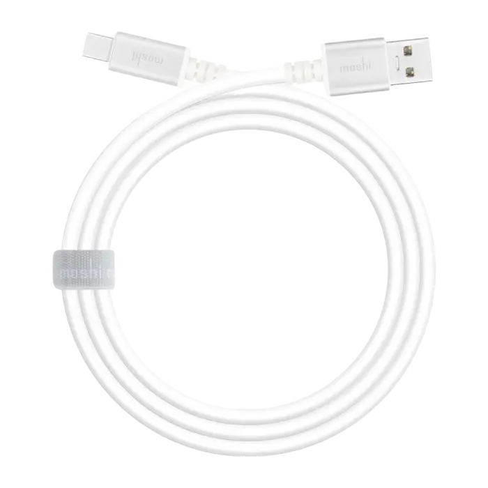 Cablu de încărcare Moshi USB-C to USB-A Charge Cable Alb
