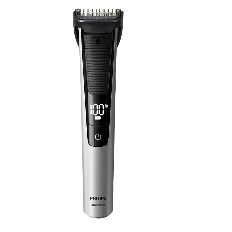 Мужской Триммер Philips OneBlade Pro Чёрный | Серебристый