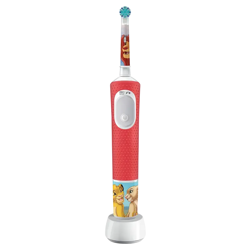 Электрическая зубная щетка Для детей Braun Kids D103.413.2KX Lion King Красный | Белый