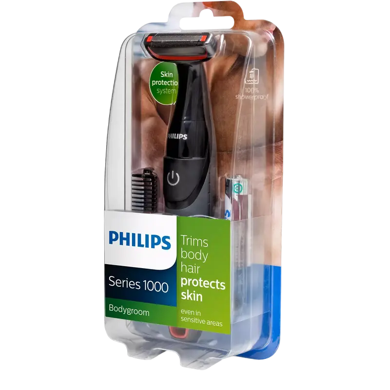 Мужской Триммер Philips Bodygroom Series 1000 Черный | Красный