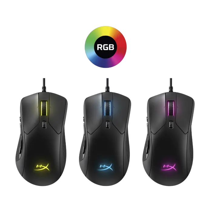 Игровая мышь HyperX Pulsefire Raid Проводное Чёрный