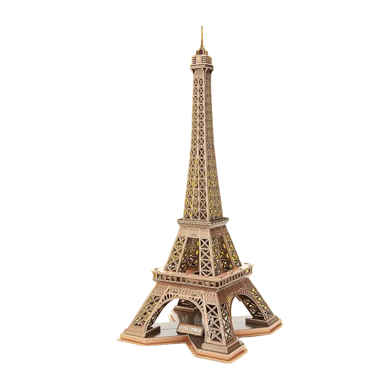 Пазл 3D CubicFun Eiffel Tower Бронзовый