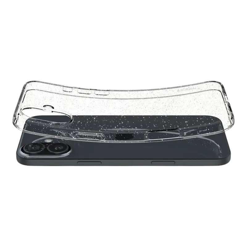 Husă Spigen Apple iPhone 16 Liquid Crystal Liquid Crystal Cristal cu sclipici