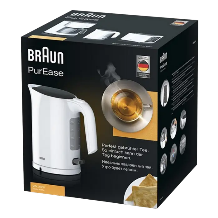 Электрочайник Braun WK3000WH Белый