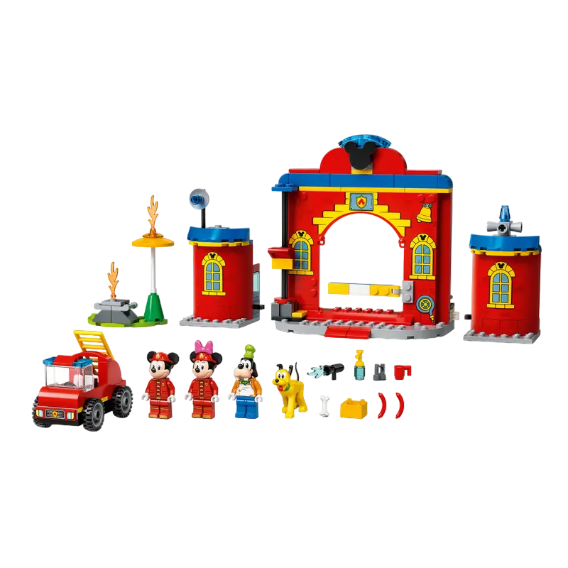 Конструктор LEGO Mickey & Friends Fire Truck & Station Красный