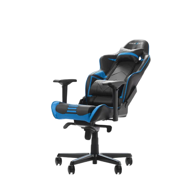 Scaun Gaming DXRacer Racing GC-R131-NB PU Piele Negru/Albastru