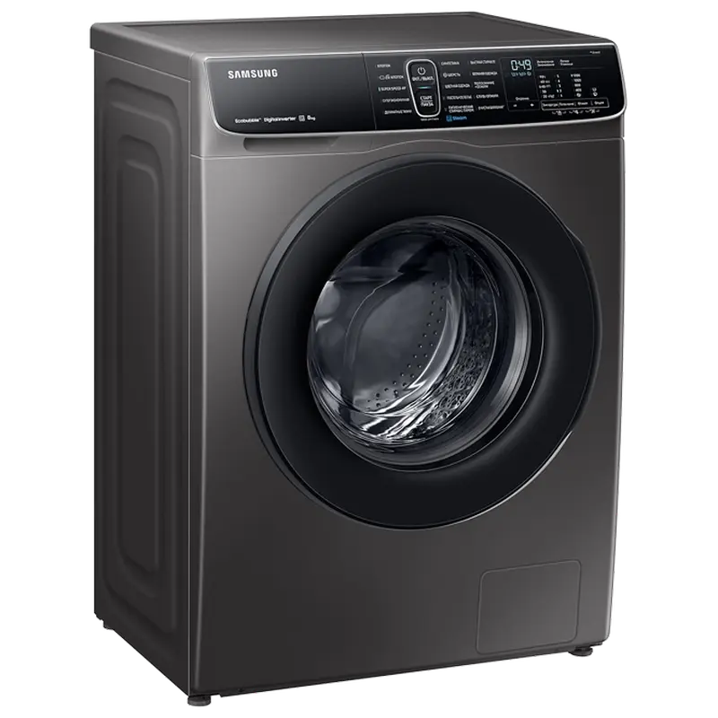 Стиральная машина Samsung WW80AFS26AX/LP Нержавеющая сталь