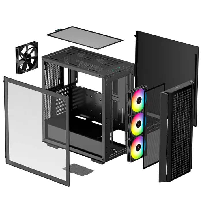 Компьютерный корпус Deepcool CG540 Midi-Tower Черный