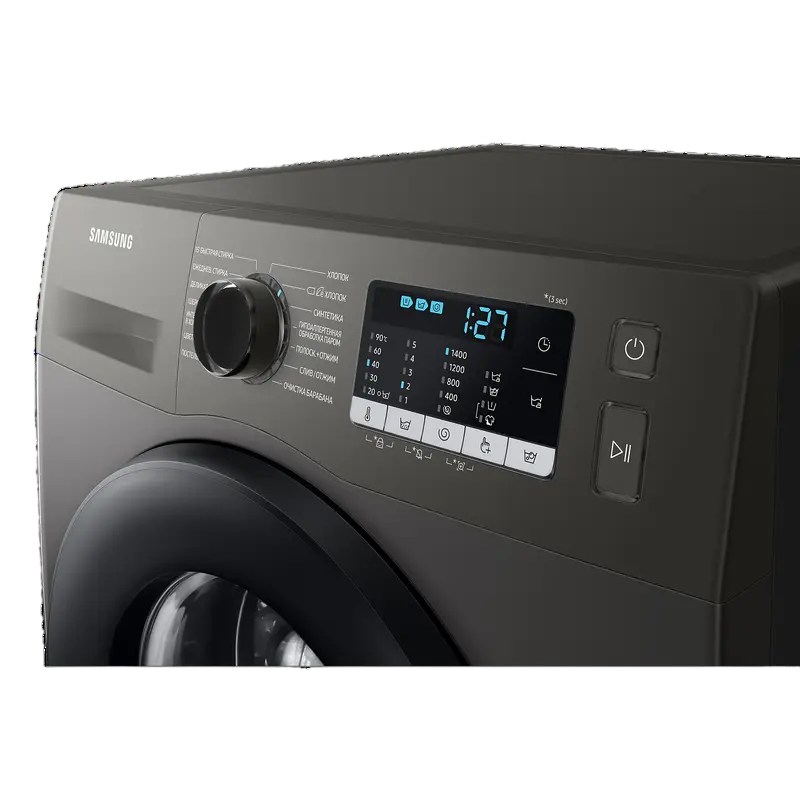 Стиральная машина Samsung WW90TA047AX Нержавеющая сталь