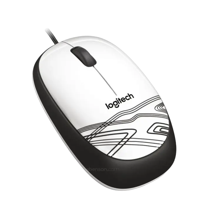 Мышь Logitech M105 Проводное Черный/Белый