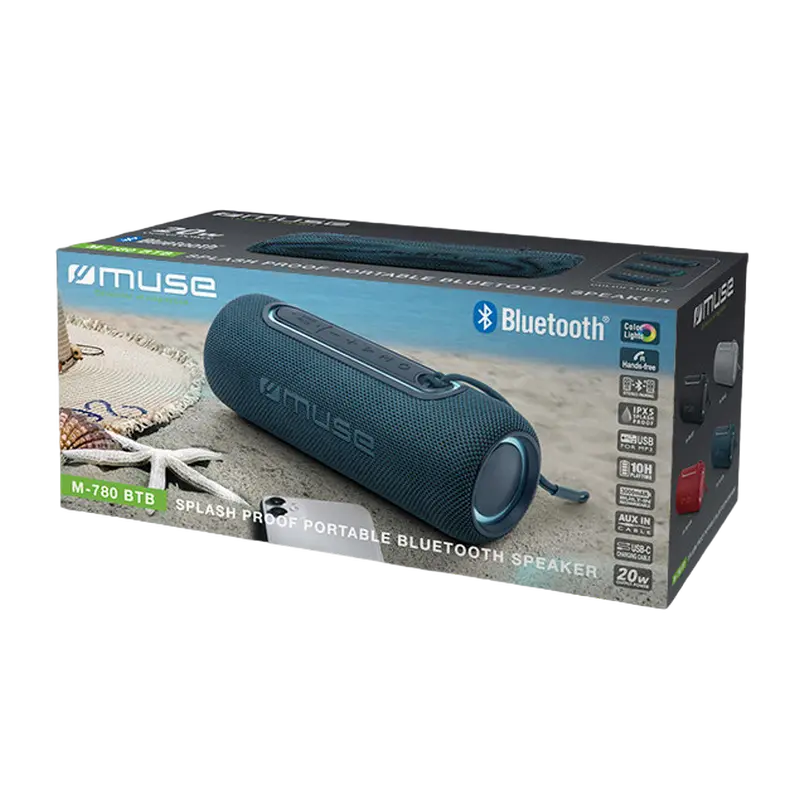 Портативная колонка MUSE M-780 BTB Синий