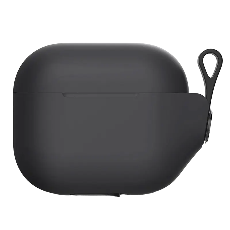 Husă pentru Airpods Moshi Apple Airpods 3 Pebbo Pebbo Negru