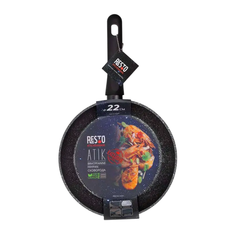 Сковорода RESTO Atik ATIK Чёрный