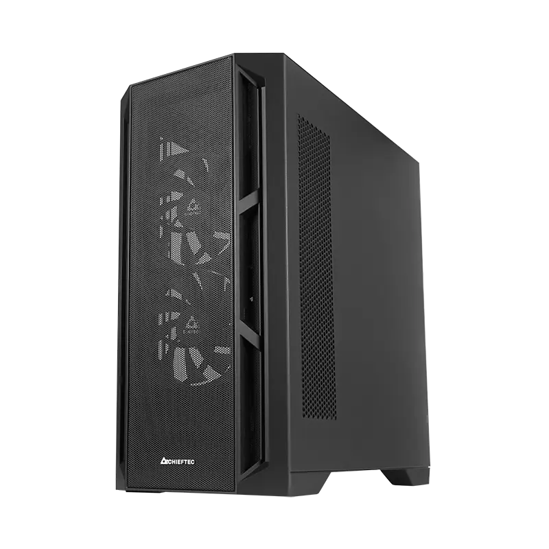 Компьютерный корпус Chieftec GA-01B-M-OP Midi-Tower Черный