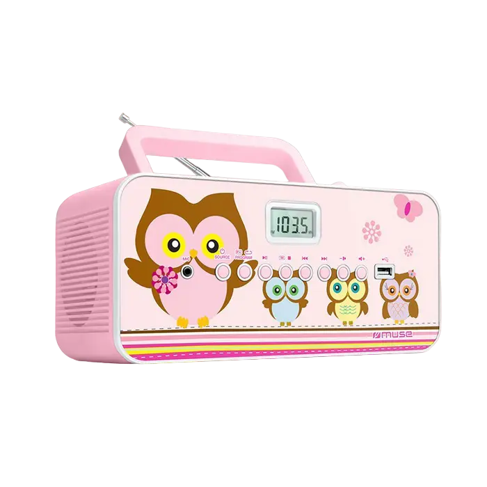 Портативное радио MUSE M-29 KP Розовый