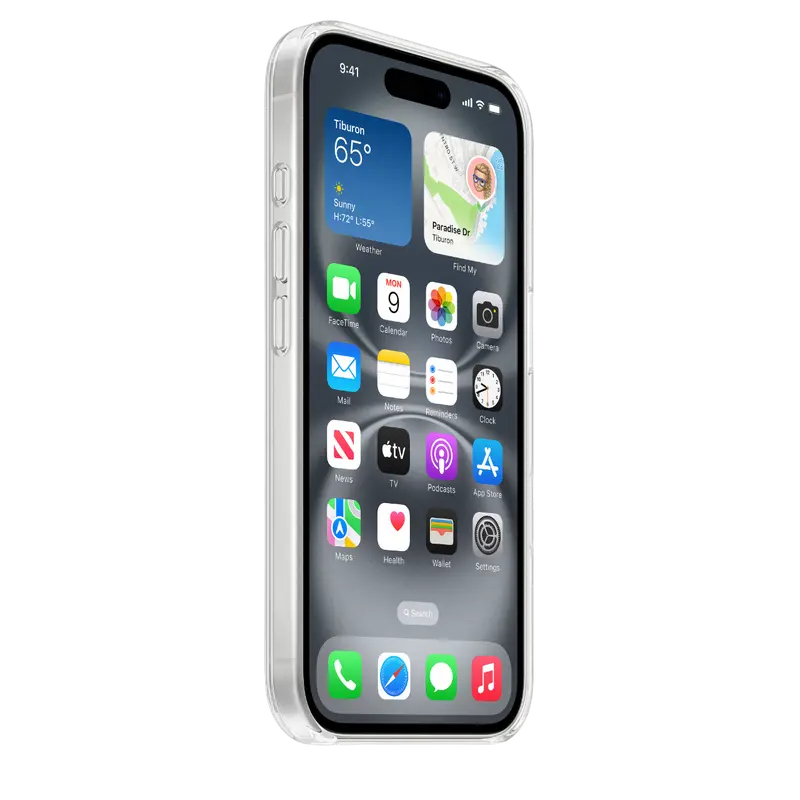 Чехол Apple iPhone 16 Clear Case with MagSafe A3243 Clear Case с MagSafe Прозрачный