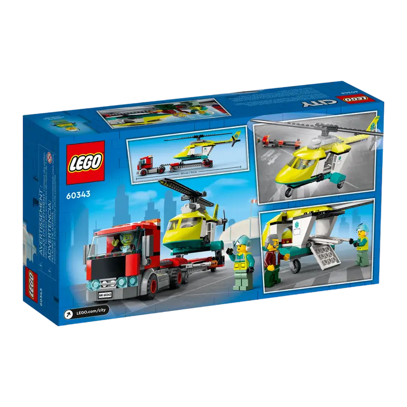 Конструктор LEGO Rescue Helicopter Transport Разноцветный