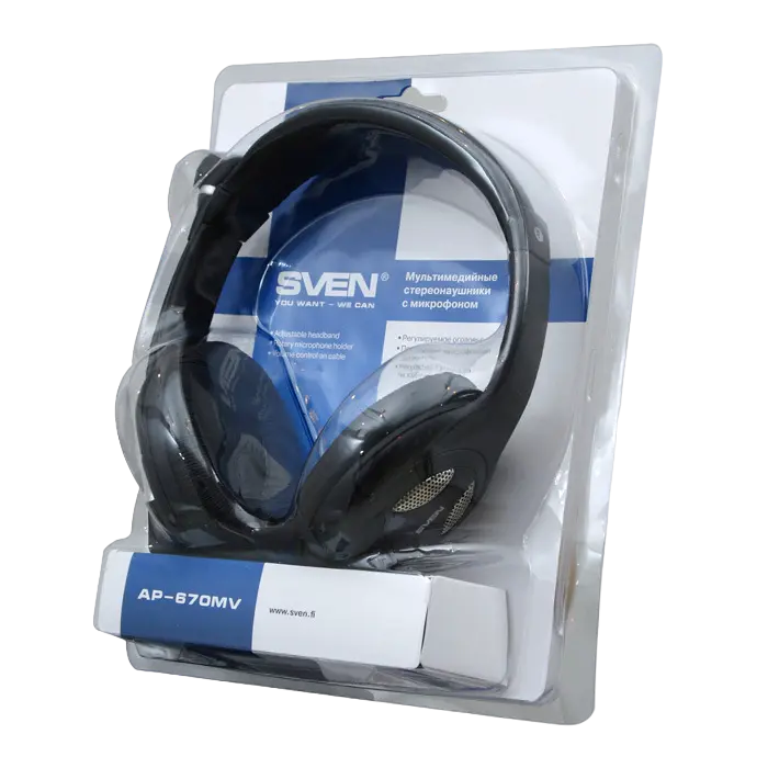 Наушники SVEN AP-670MV Чёрный