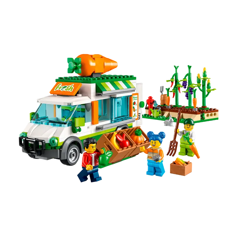 Конструктор LEGO Farmers Market Van Разноцветный
