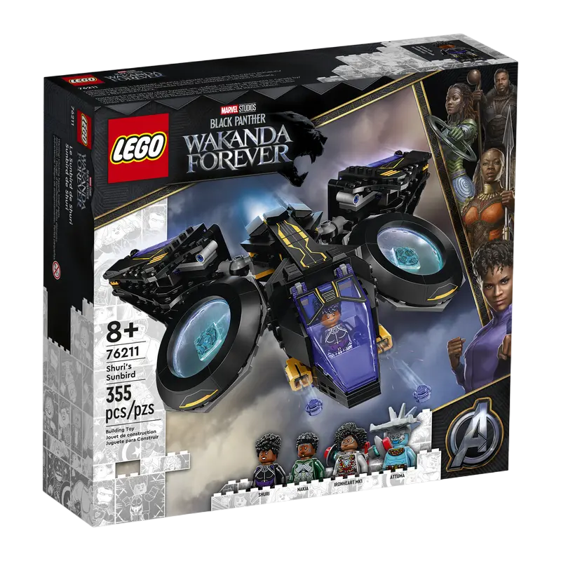 Конструктор LEGO Shuri's Sunbird Разноцветный