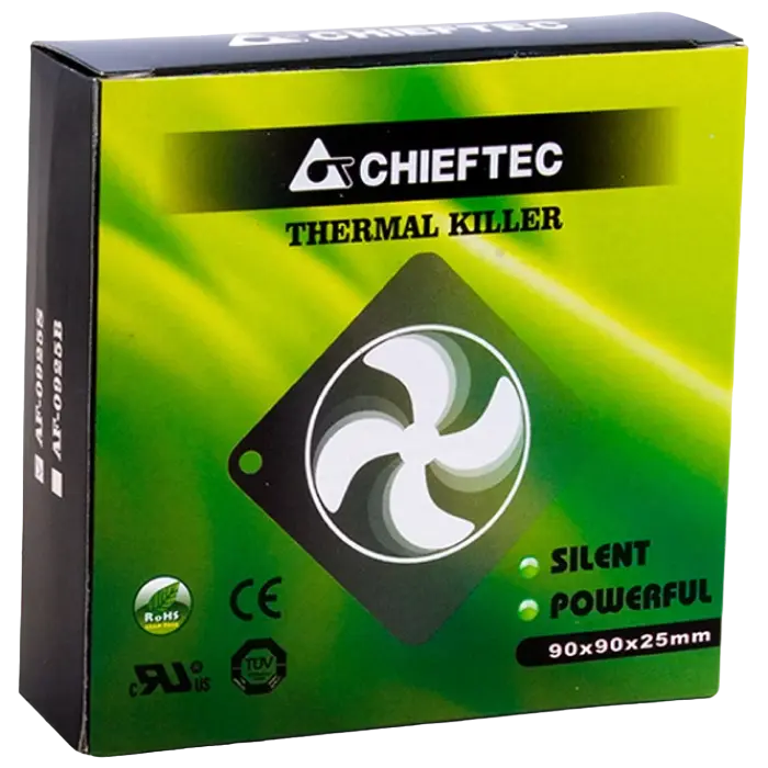 Вентилятор для ПК Chieftec AF-0925S 90 мм Черный