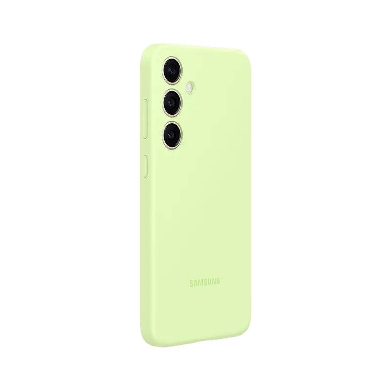 Husă Samsung Galaxy S24+ Silicone Cover Husă din silicon Verde deschis
