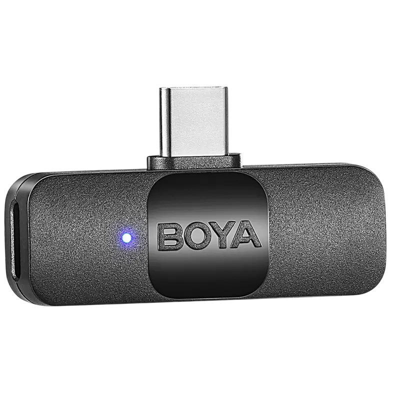 Портативный записывающий микрофон Boya BY-V10 Беспроводной Черный